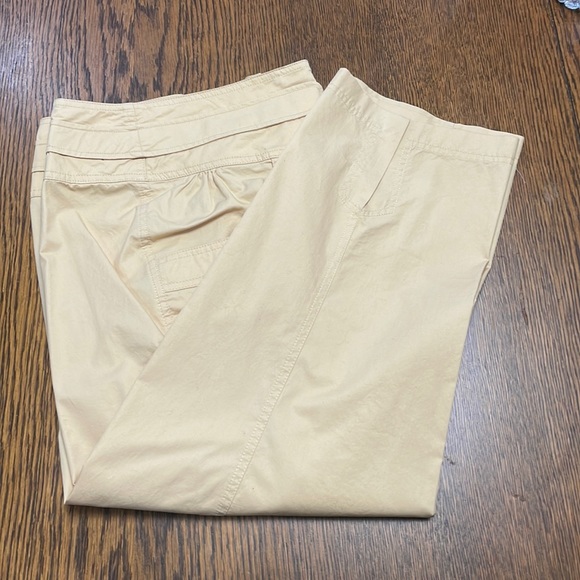 Bianca Nygård 100% Cotton Camel Capris, SZ 16 - Picture 4 of 11